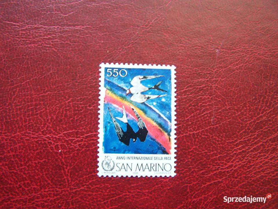 San Marino 1986 MNH Mi 1344 Światowy Pokoju Kolekcje śląskie Tychy