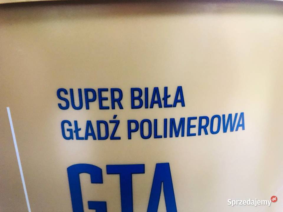 ATLAS Gładź super biała polimerowa GTA 18 Dom i Ogród