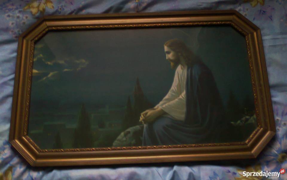 Stary obraz z wizerunkiem Jezusa Niedźwiedź