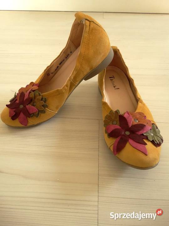 Buty Skórzane Skóra Naturalna Czółenka Baleriny podlaskie Łomża