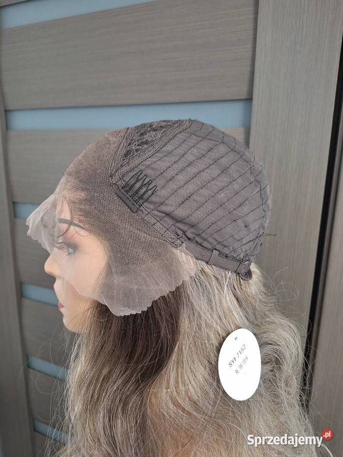 Długa kręcona blondynka Ombre koronkowa peruka z Dla kobiet Malbork