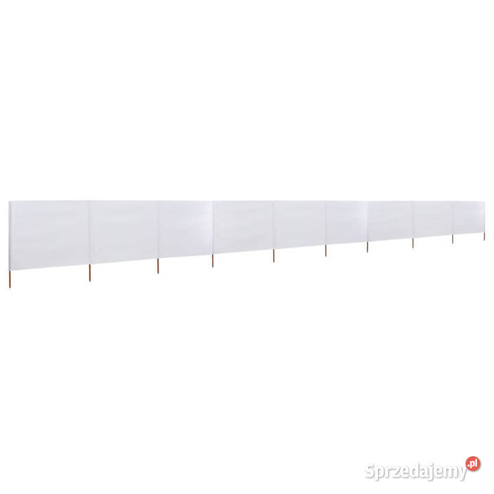 Parawan 9skrzydłowy z tkaniny 1200x160 piaskowa Warszawa
