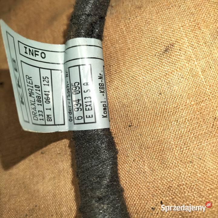 Wiązka przewodów drzwi lewych tylnych BMW E65 Poręba sprzedam