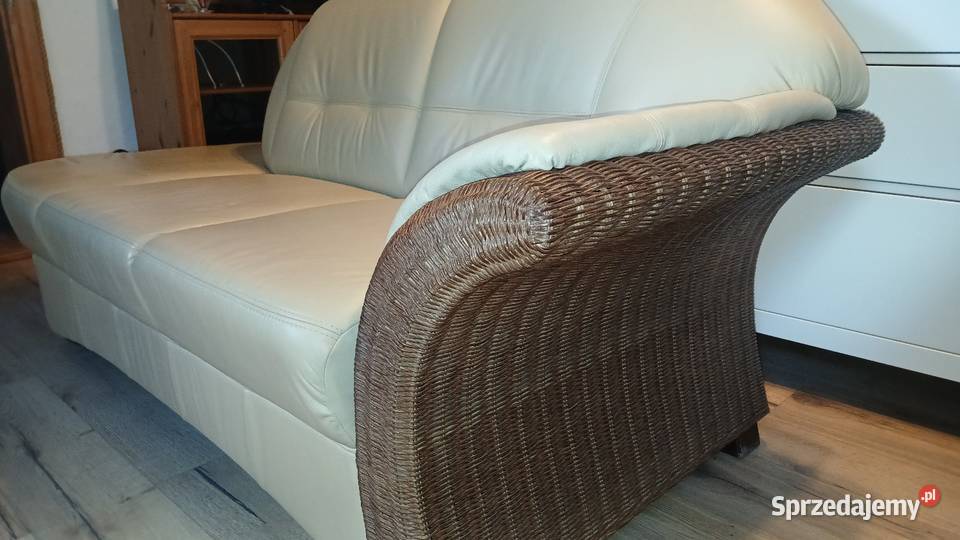 Szezląg sofa skórarattan Laski