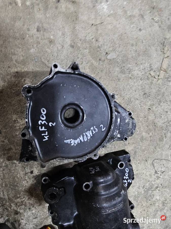 Kawasaki klf 300 pokrywa lewa szarpaka kapa Pokrywy i osłony silnika Jelenia Góra