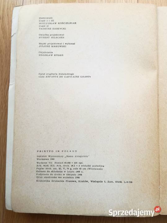 Dzieci kapitana Granta Juliusz Verne przygodowe Warszawa