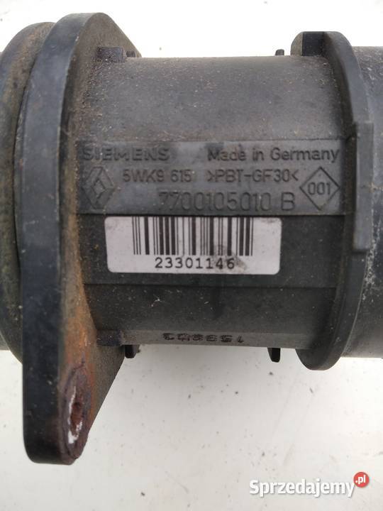 Przepływomierz Volvo v40 19 TDI 7700105010B osobowe Krośniewice