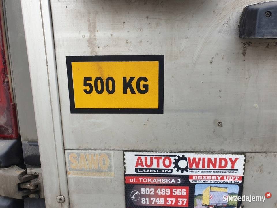 Winda Zepro 500 ładowności podest załadowczy Łaskarzew sprzedam