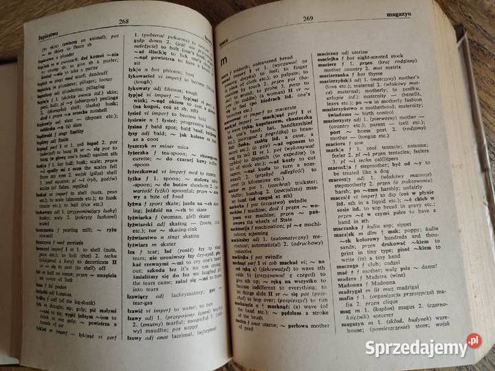 Podręczny słownik polskoangielski J Stanisławski angielski Kraków