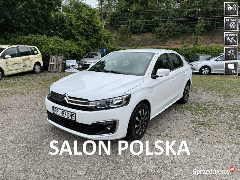 Citroen CElyse Salon Polska16BlueHDi100Pierwszy nieuszkodzony Citroën Szczecin