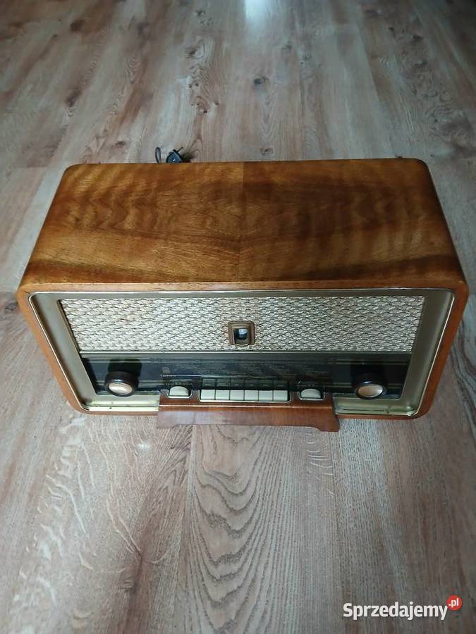 Radio lampowe firmy Minerva Kraków