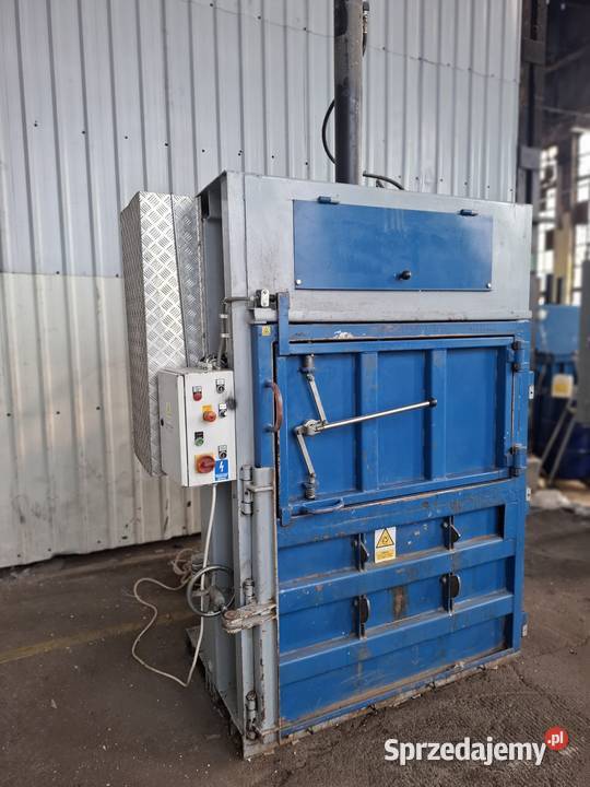 Belownica prasa zgniatarka do foli kartonu Drzewica