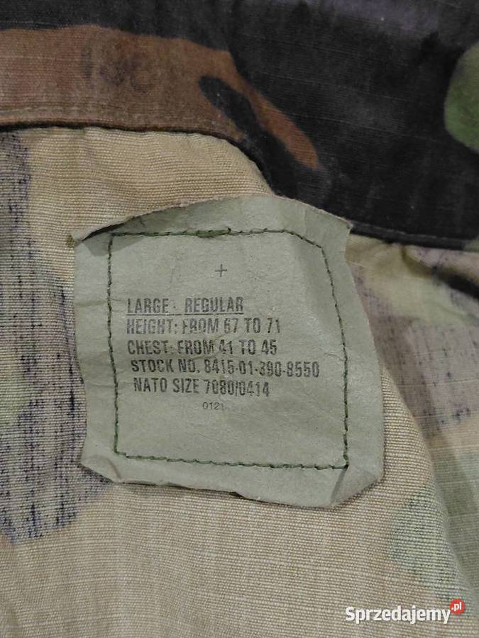 Bluza BDU woodland large regular ripstop Wrocław