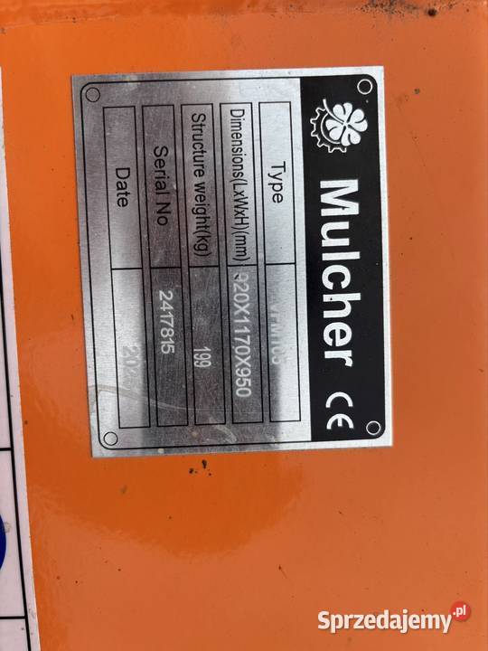 Kosiarka bijakowa mulcher nieuszkodzony Waganiec sprzedam
