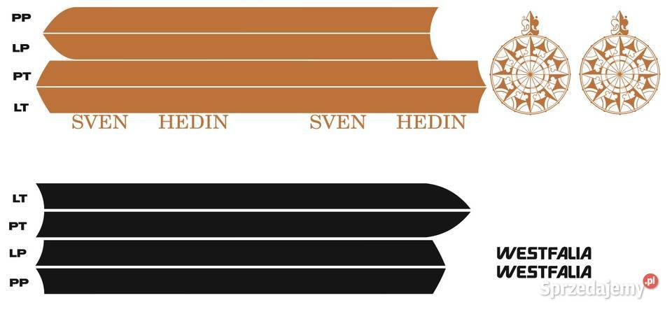Naklejki VW LT Sven Hedin Westfalia Kamper Mierzęcice