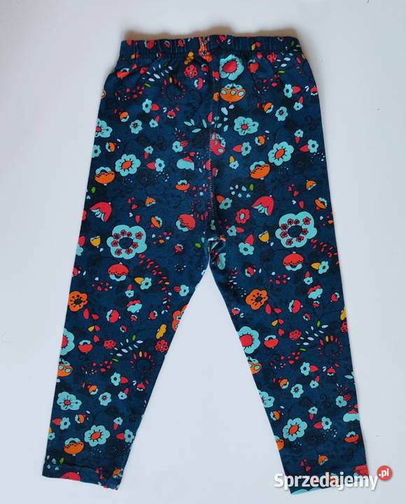 Legginsy getry kwiaty Handmade 8698 Katowice