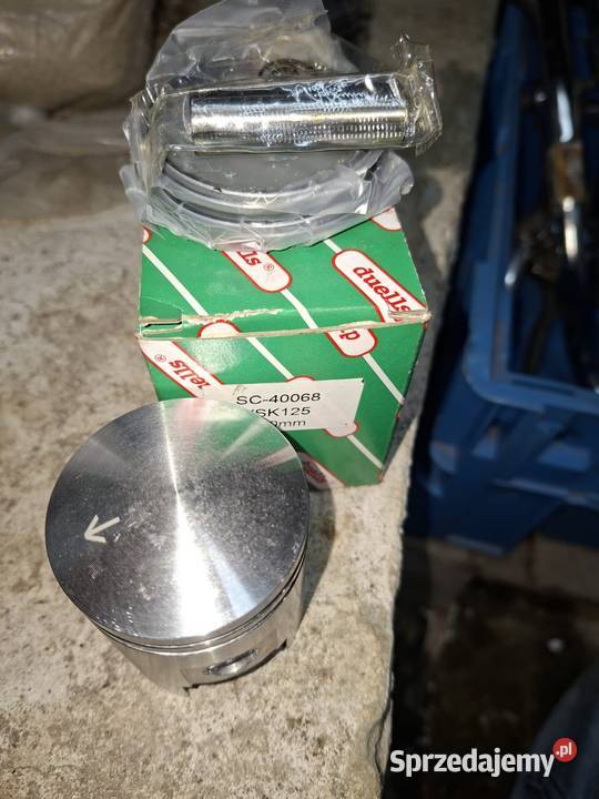 Nowy tłok WSK 125 plus 2 pierścienie Dulles Koszalin