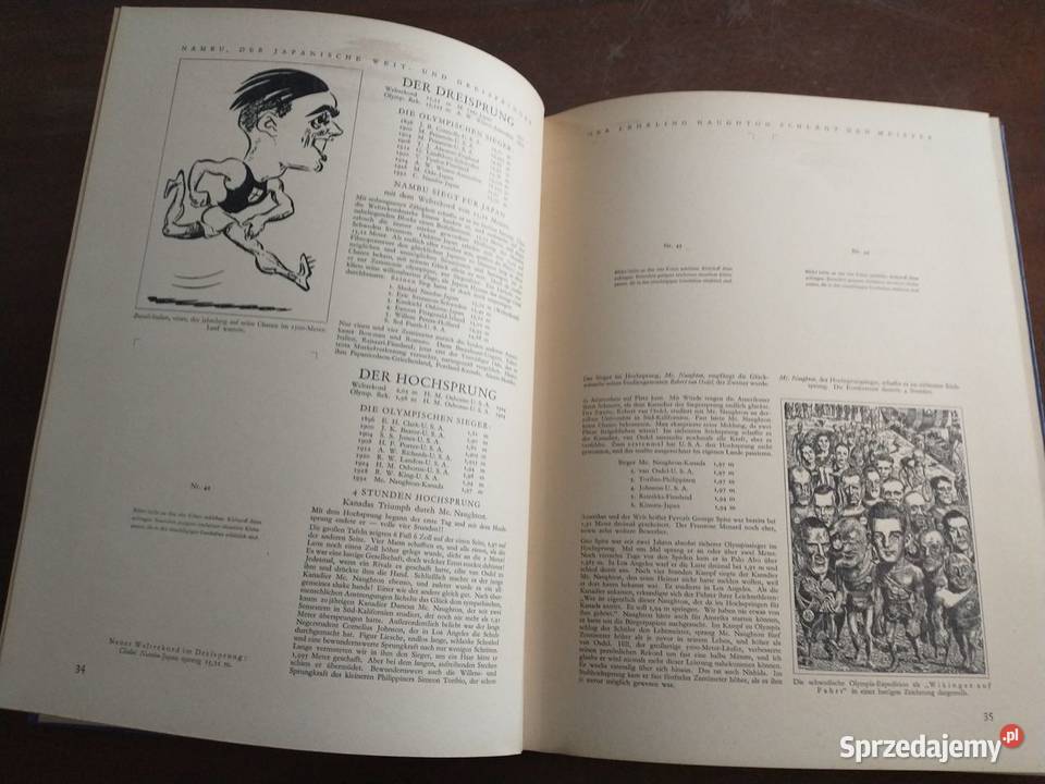 Album kolekcjonerski z 1932 roku Olimpiada Krotoszyn