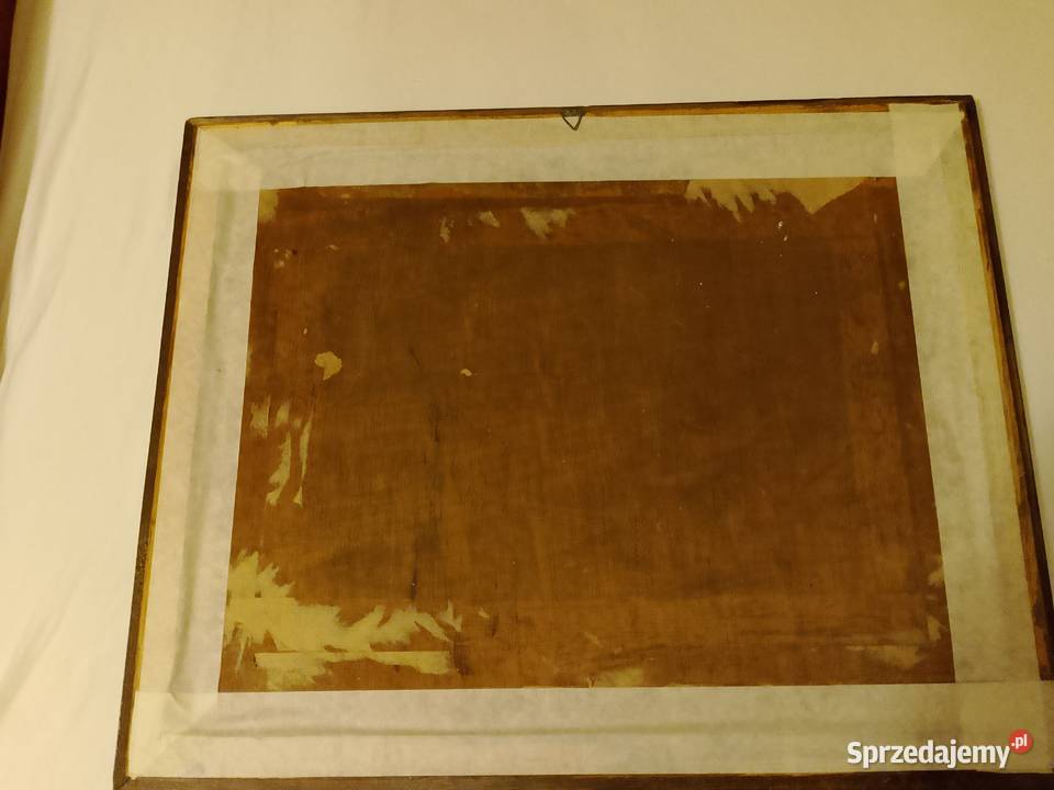 Obraz olejny ułan i wilki Rabka-Zdrój sprzedam