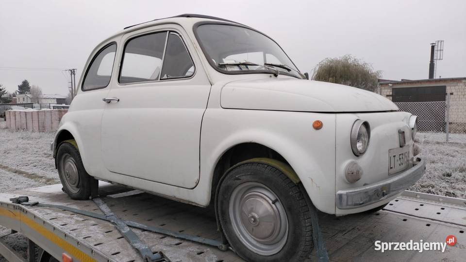 Fiat 500F 110 F Berlina dokumenty i odpala Kostrzyn