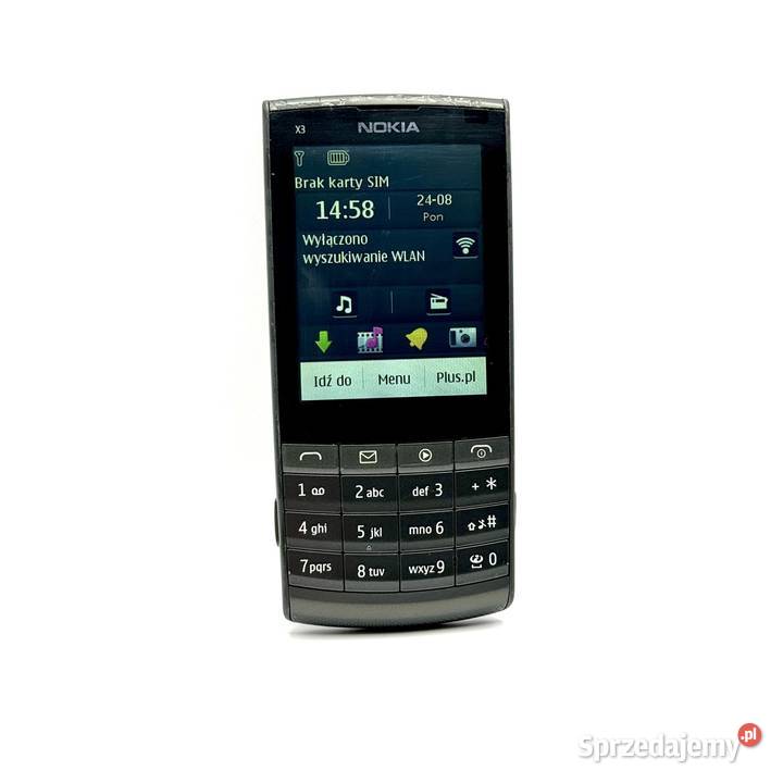 Telefonsmartfon Nokia X302 ciemnoszary ładowarka mazowieckie Warszawa