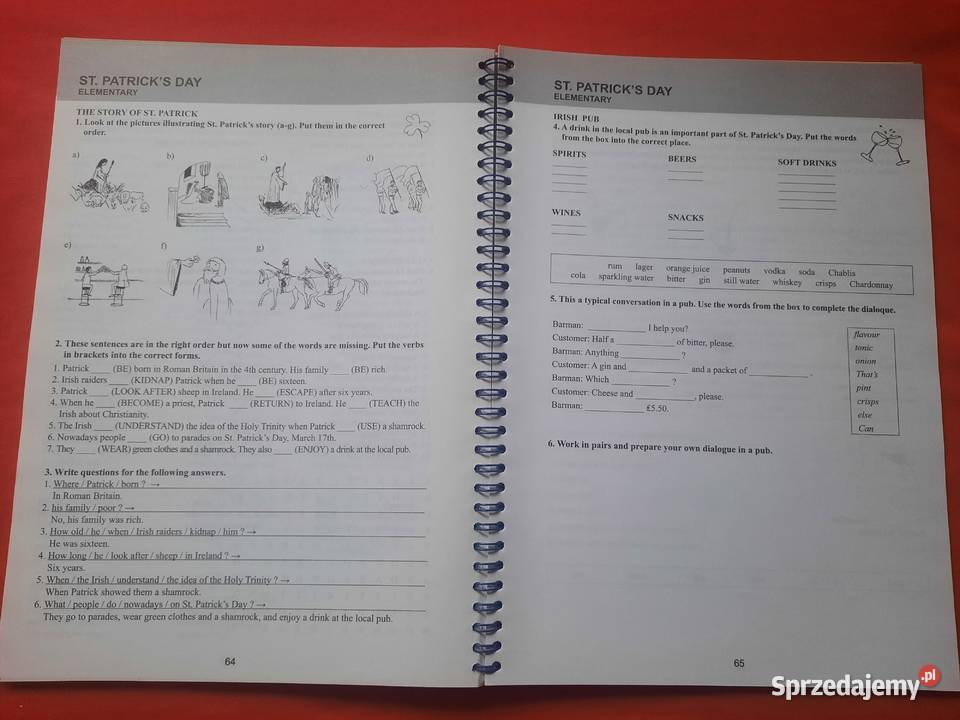 Książka The Festive Year angielski Włocławek sprzedam