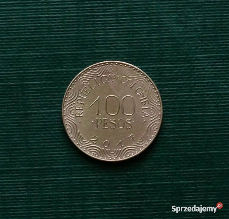 KOLUMBIA 100 peso 2017r Numizmatyka Gliwice sprzedam