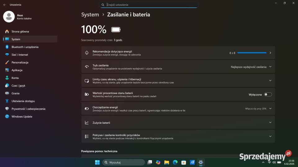 Asus VivoBook 15 i31115G4 8512GB SSD Święta Katarzyna