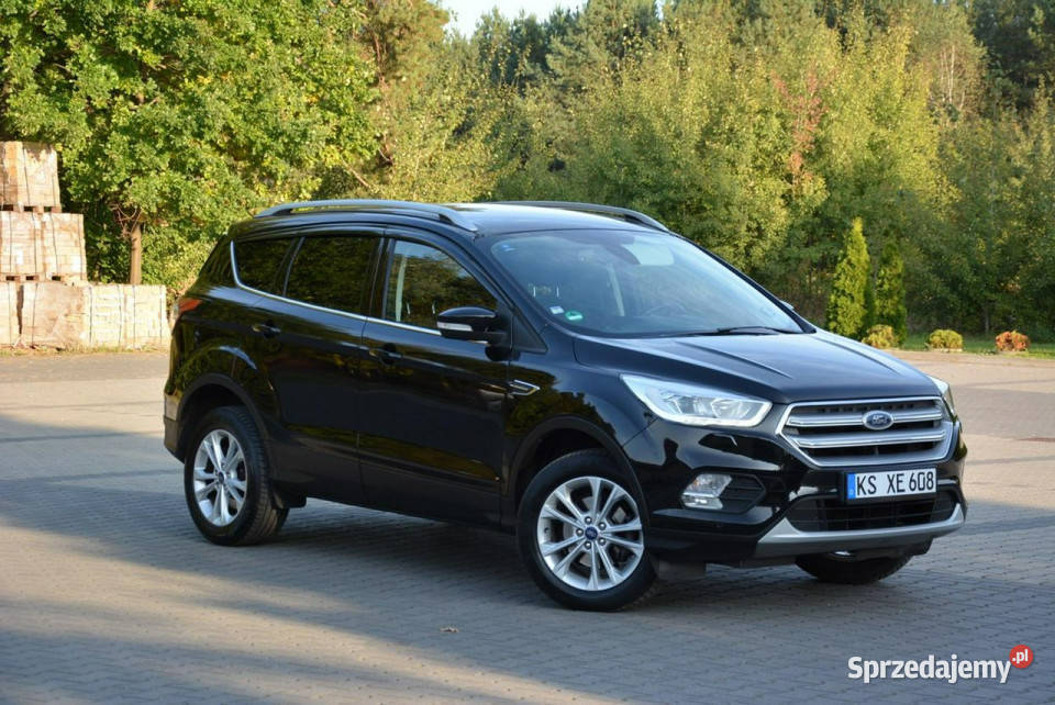 Ford Kuga Lift Navi Tablet Ledy półSkóry Elklapa światła przeciwmgielne mazowieckie Ostrów Mazowiecka