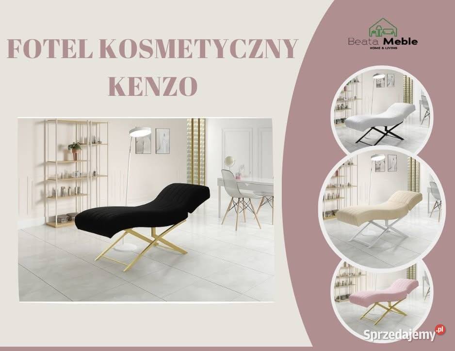 Fotel kosmetyczny KENZO elegancja i komfort w