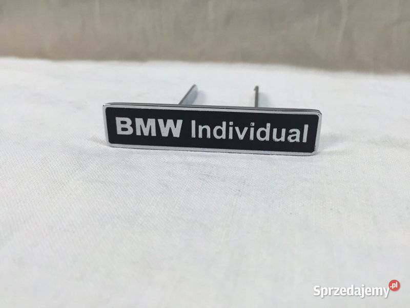 Logo emblemat fotele BMW INDIVIDUAL lubelskie Chełm