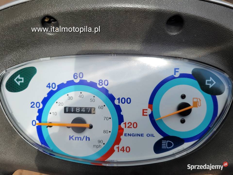 SYM MEGALO 125 07r katB italmotopila srebrny Piła