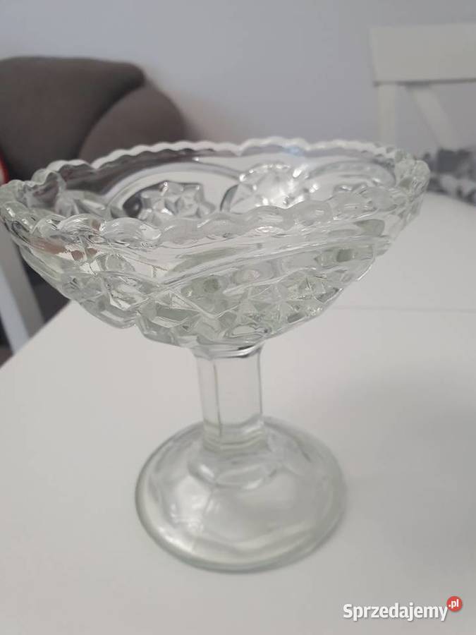 Stare szkło cukirnica Ceramika i szkło