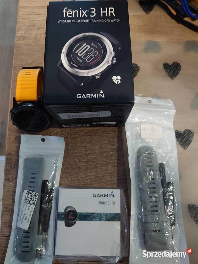 Zegraek Garmin Fenix 3 HR nowe paski Lewin Brzeski