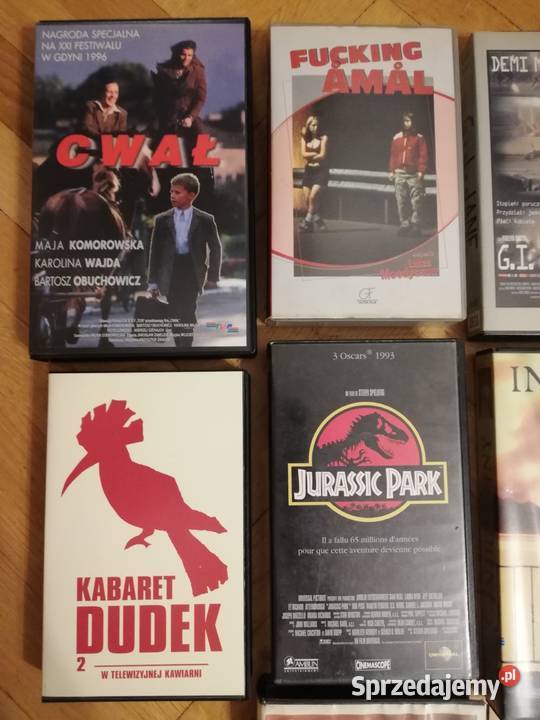 Kasety VHS 7 sztuk Tanio Warszawa