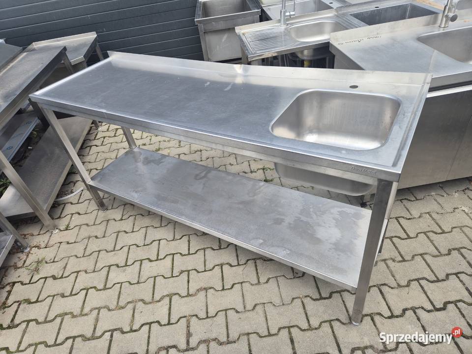 Zlew Gastronomiczny 1 Komorowy Z Półką 1906095 B Ostrów Wielkopolski sprzedam