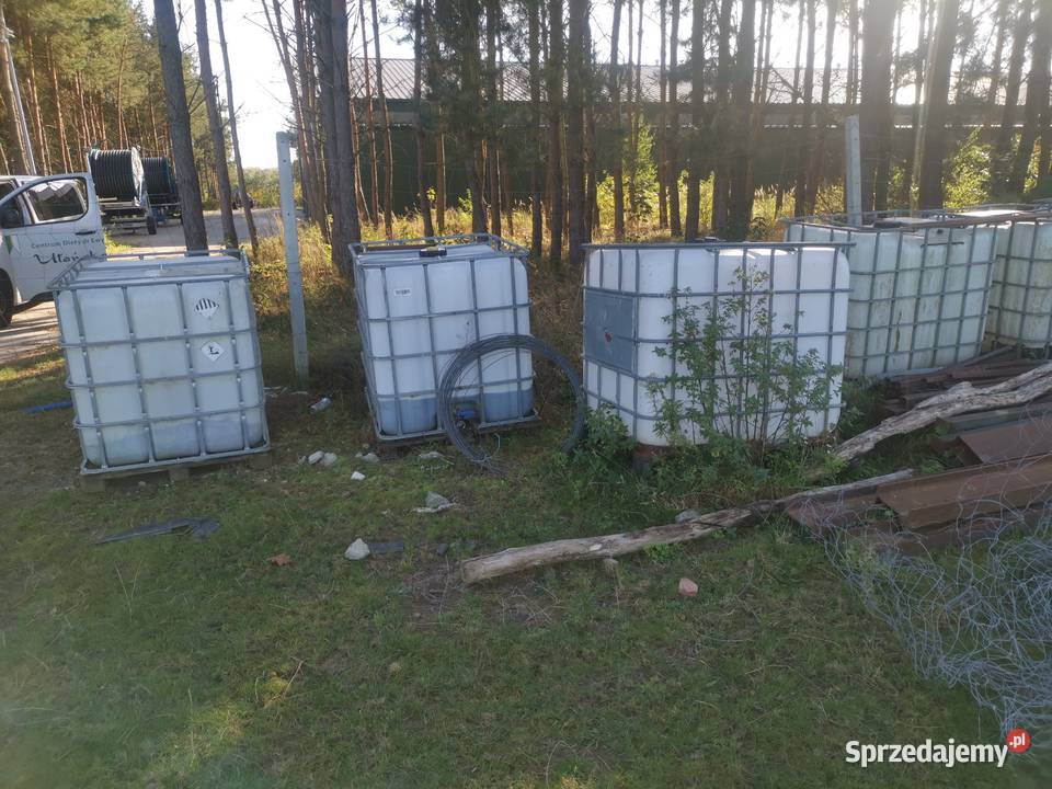 Zbiornik 1000l Mauzer Pojemnik na Wodę Załom