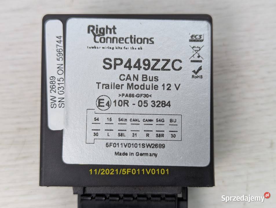 MODUŁ STEROWNIK HAKA SKODA KAROQ 10R053284 Pozostałe podlaskie Białystok