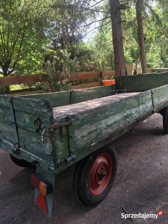 Wóz do ciągnika traktorka Przyczepy rolnicze Rolnictwo Krosno Odrzańskie