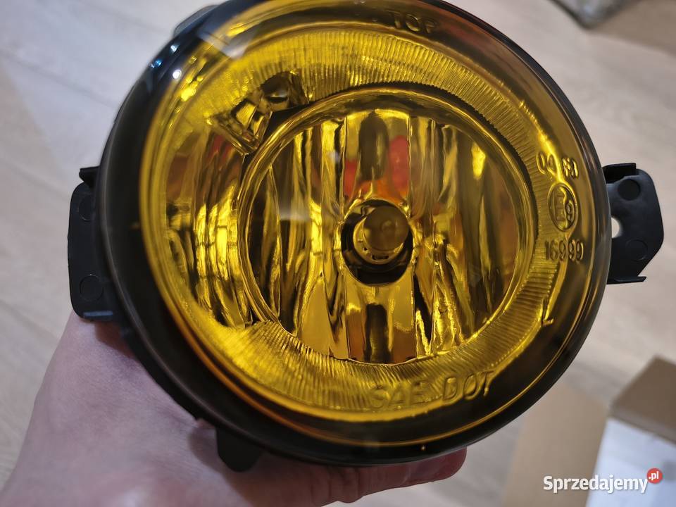 Przednie żółte halogeny lampy przeciwmgłowe BMW Białystok