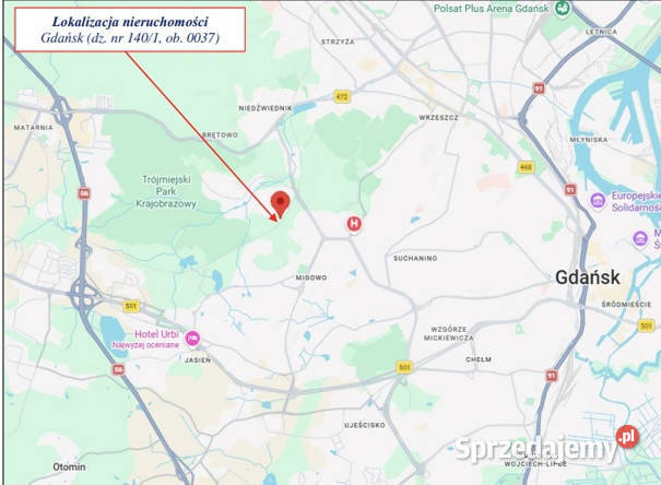 Działka na sprzedaż Gdańsk Dolne Migowo sprzedam