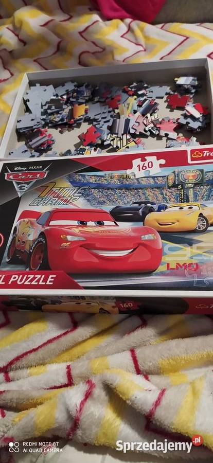 puzzle auta 3 zig zag mcqueen 160 elementów Poznań