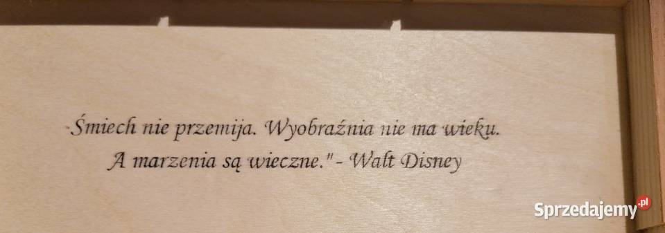 Szkatułka pudełko z drewna prezent świąteczny Warszawa
