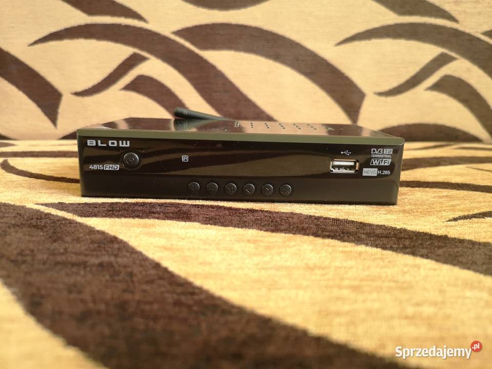 TUNER DEKODER DVB-T2 TV NAZIEMNEJ H.265 HEVC FULL HD USB