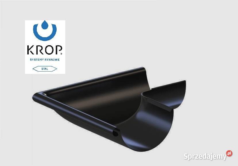 KROP STAL System NAROŻNIK ZEWNĘTRZNY 130 CZARNY Materiały budowlane Hajnówka
