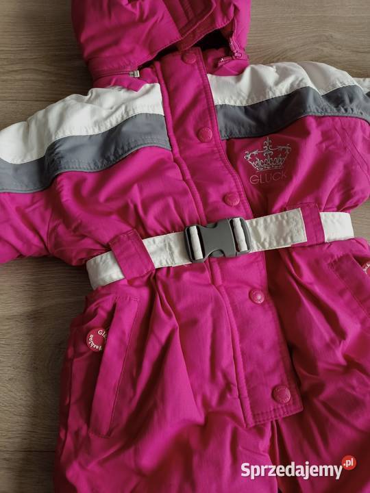 Kombinezon zimowy dziewczęcy fuksjowy Gluck różowy