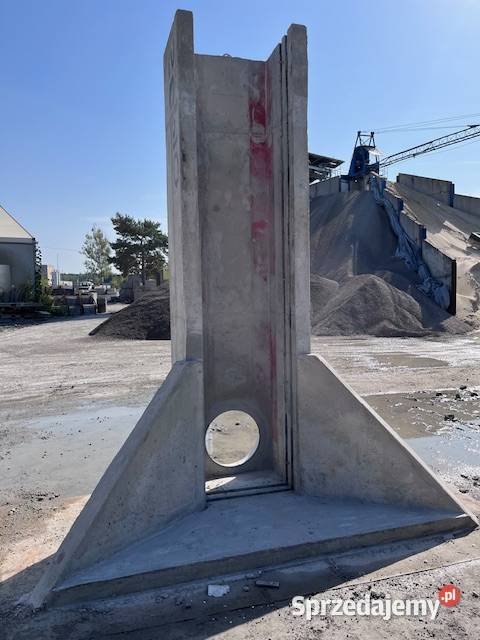 przyczółek MNICH ścianka rzeczna zapora wody