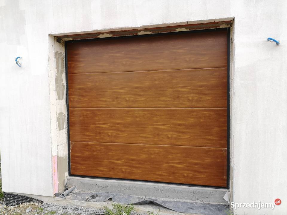 Brama na PILOTA ZŁOTY DĄB 2750x2500 garażowa Gdów
