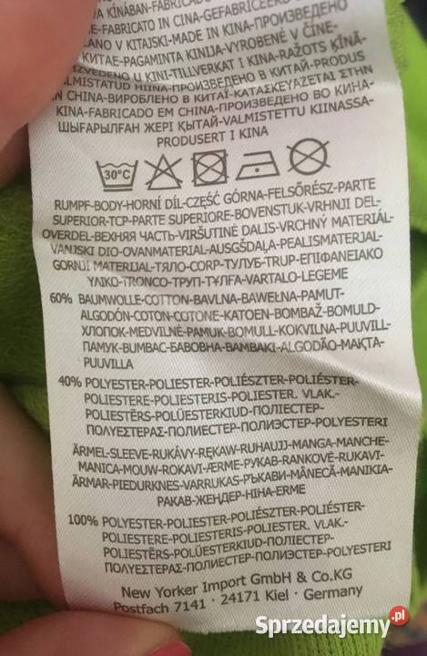 YORKER bluza z szyfonowymi tiulowymi rękawami S Leszno
