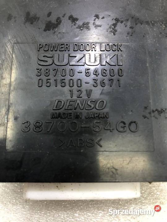 STEROWNIK ZAMKA SUZUKI LIANA 3870054G00 0110 sprzedam